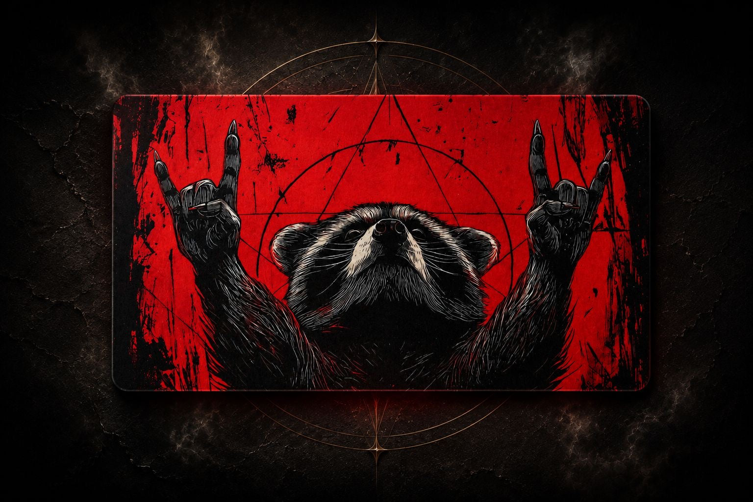 Playmat Raton Laveur Métal