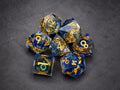 Set de Dés Gondor — Résine Bleue & transparente