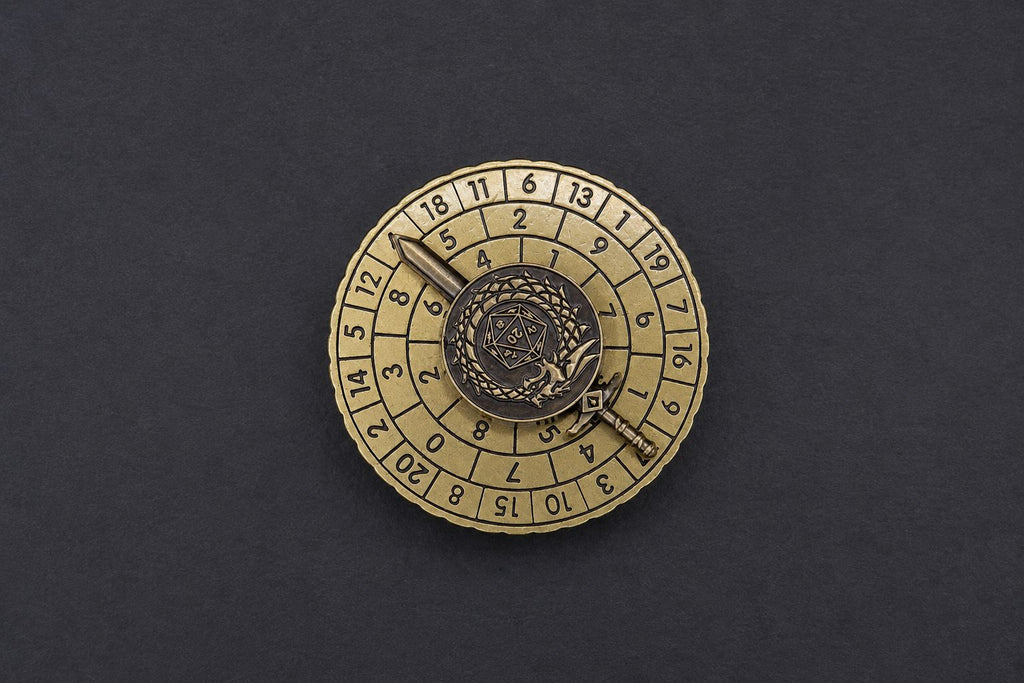 Spinner épée– Dé Rotatif recto verso