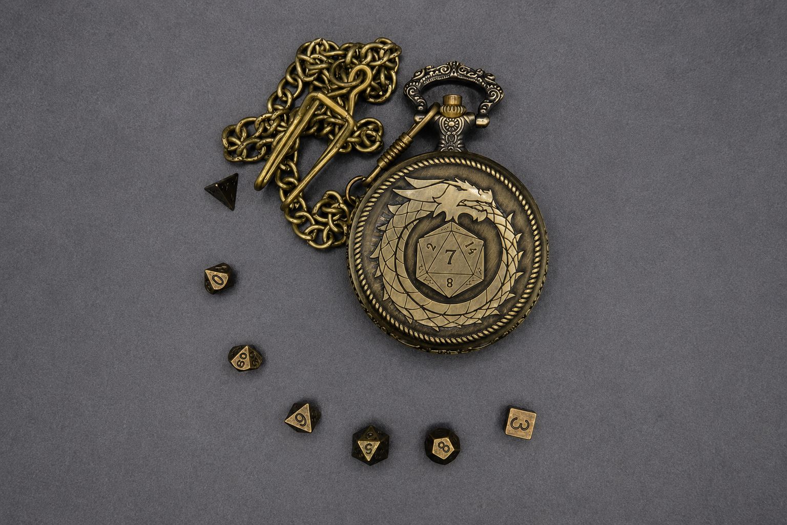 Porte Mini Dés — Gousset Ouroboros