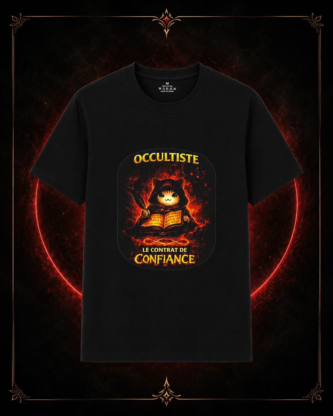 T-shirt Occultiste — Le contrat de confiance