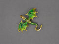 Broche Dragon Vert