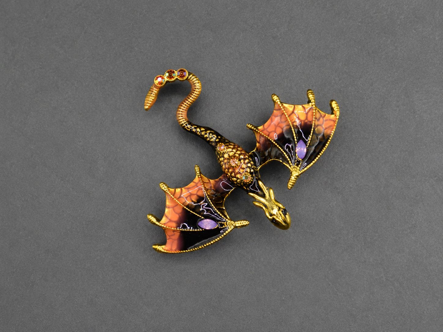 Broche — Dragon Solaire