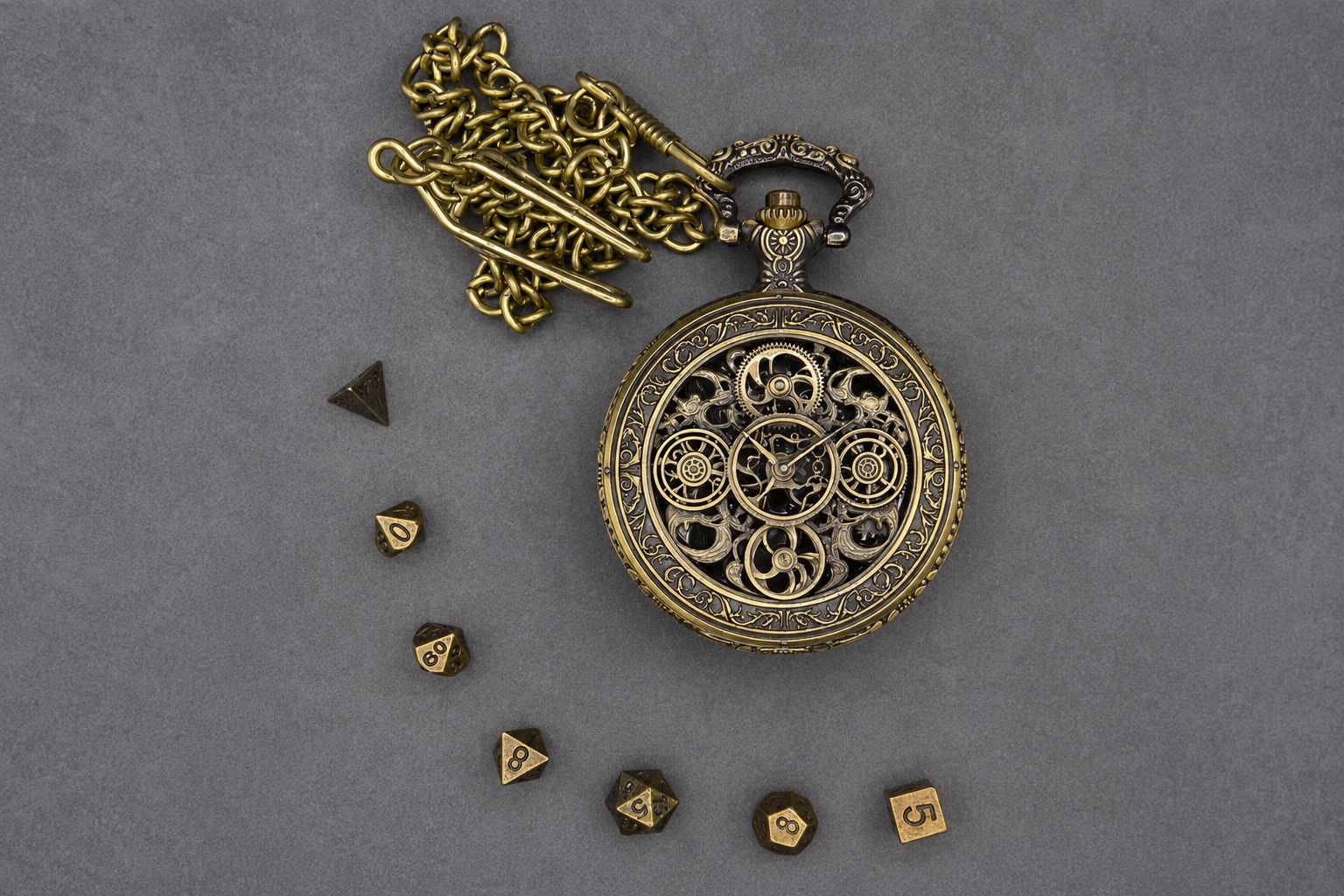 Porte Mini Dés — Gousset Steampunk